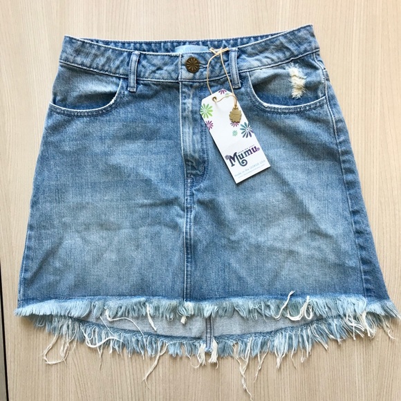 Show Me Your MuMu Dresses & Skirts - Show Me Your MuMu Denim Skirt
